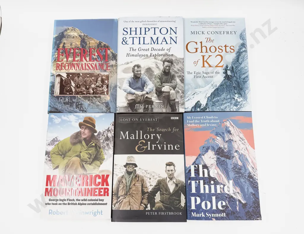 Six Assorted Volumes Relating to Everest & Mountaineering Image 1++