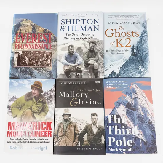 Six Assorted Volumes Relating to Everest & Mountaineering