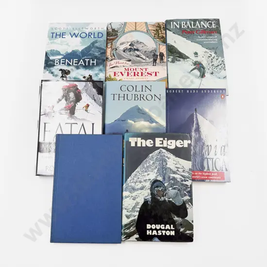 Eight Assorted Volumes Relating to Everest & Mountaineering