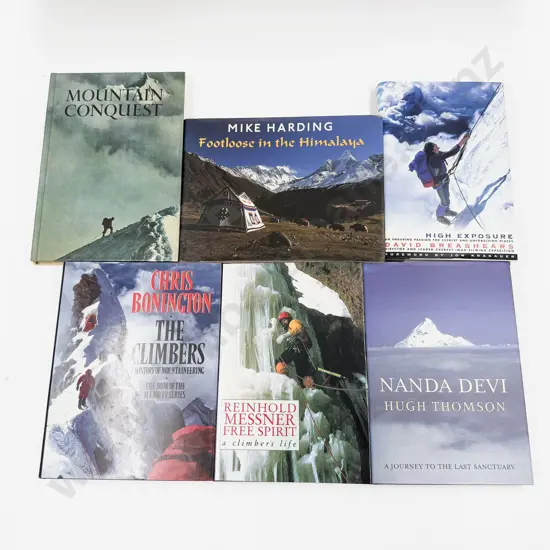 Six Assorted Volumes Relating to Everest & Mountaineering