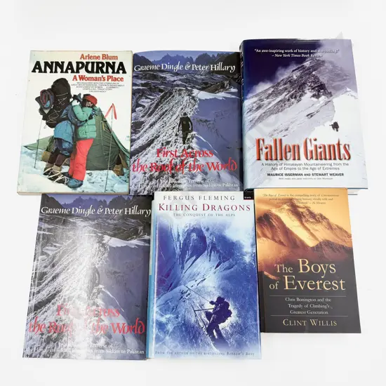 Six Assorted Volumes Relating to Everest & Mountaineering