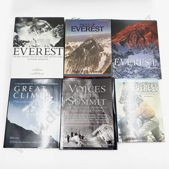 Six Assorted Volumes Relating to Everest & Mountaineering