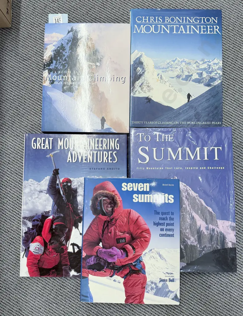 Five Assorted Volumes Relating to Everest & Mountaineering Image 1++