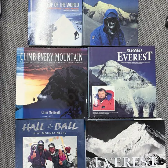 Six Assorted Volumes Relating to Everest & Mountaineering