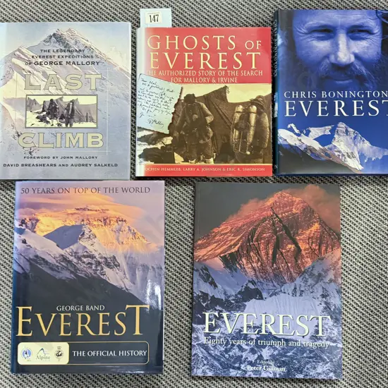 Six Assorted Volumes Relating to Everest & Mountaineering