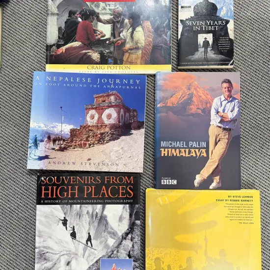 Six Assorted Volumes Relating to Everest & Tibet
