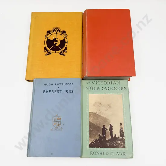 Four Assorted Vintage Volumes Relating to Mountaineering