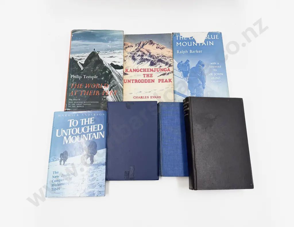 Seven Assorted Vintage Volumes Relating to Mountaineering Image 1++