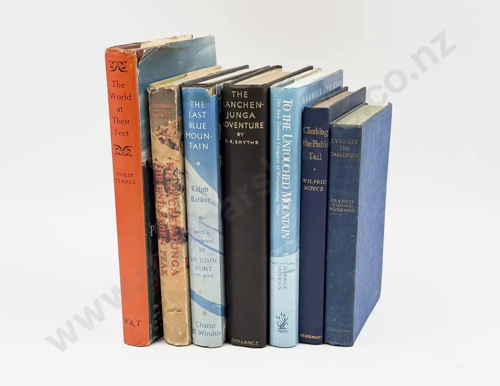 Seven Assorted Vintage Volumes Relating to Mountaineering Image 1++