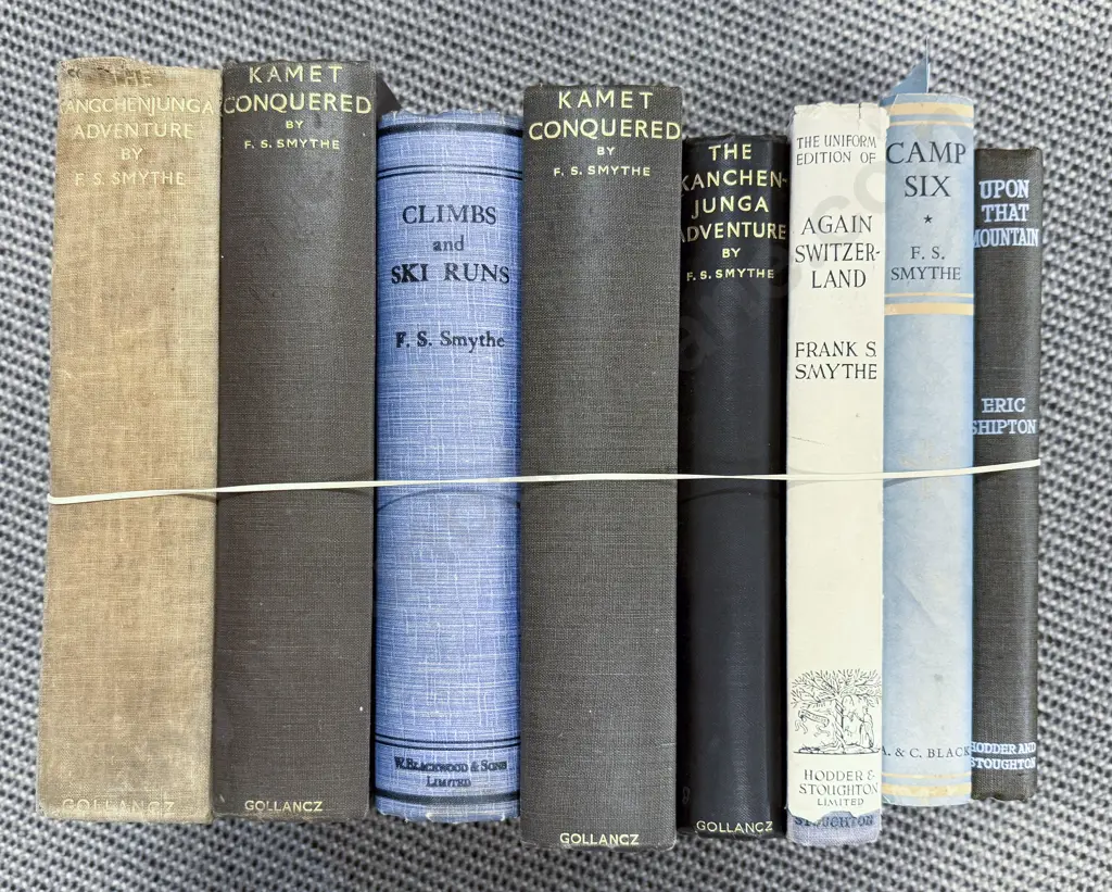 Eight Assorted Vintage Volumes Relating to Mountaineering Image 1++