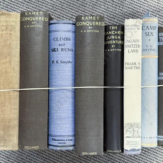 Eight Assorted Vintage Volumes Relating to Mountaineering