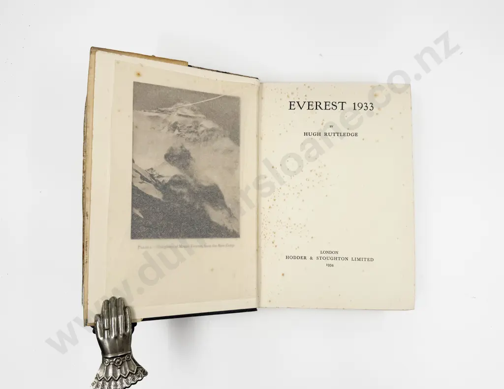 Hugh Ruttledge - Everest 1933 Image 1++