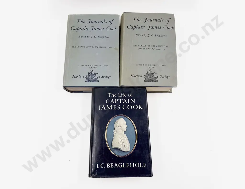 The Journals of Captain James Cook Vols I & II Image 1++