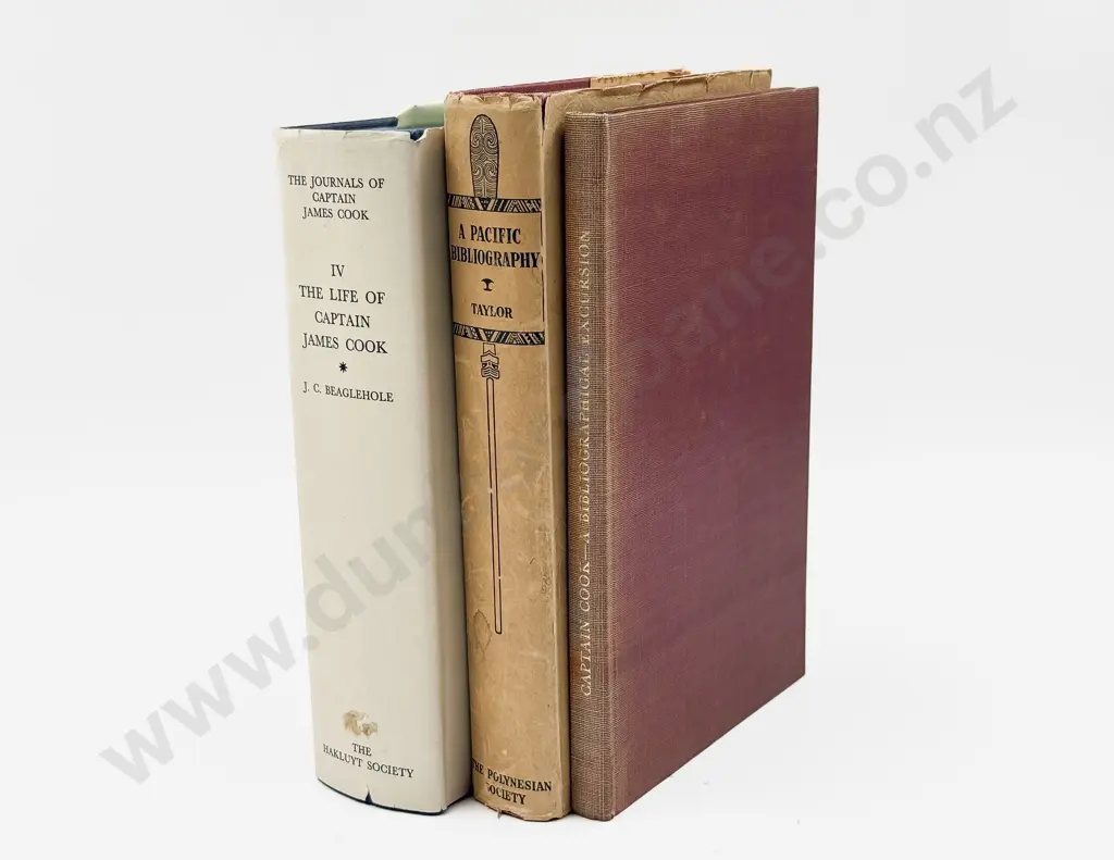 Three Volumes Relating to Captain James Cook & the Pacific Image 1++