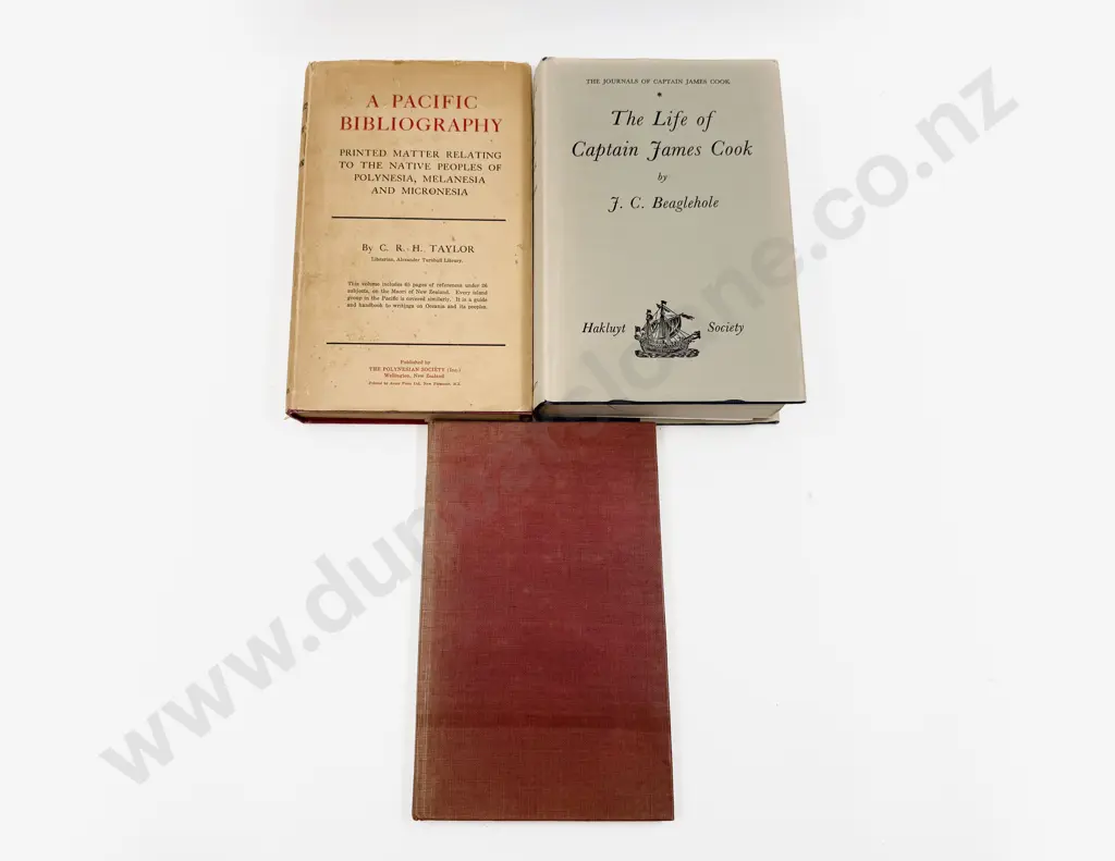 Three Volumes Relating to Captain James Cook & the Pacific Image 1++
