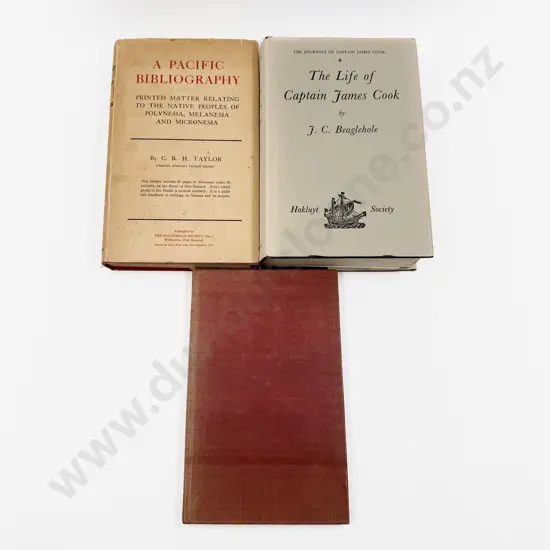 Three Volumes Relating to Captain James Cook & the Pacific