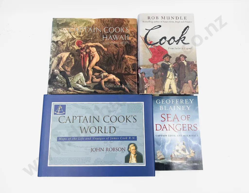 Four Volumes Relating to Captain Cook & Sea Voyages Image 1++
