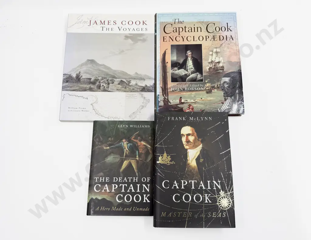 Four Volumes Relating to Captain Cook Image 1++
