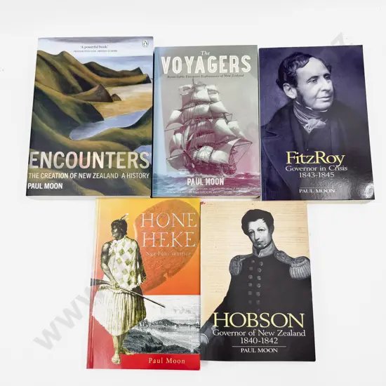 Paul Moon - Five NZ History Volumes