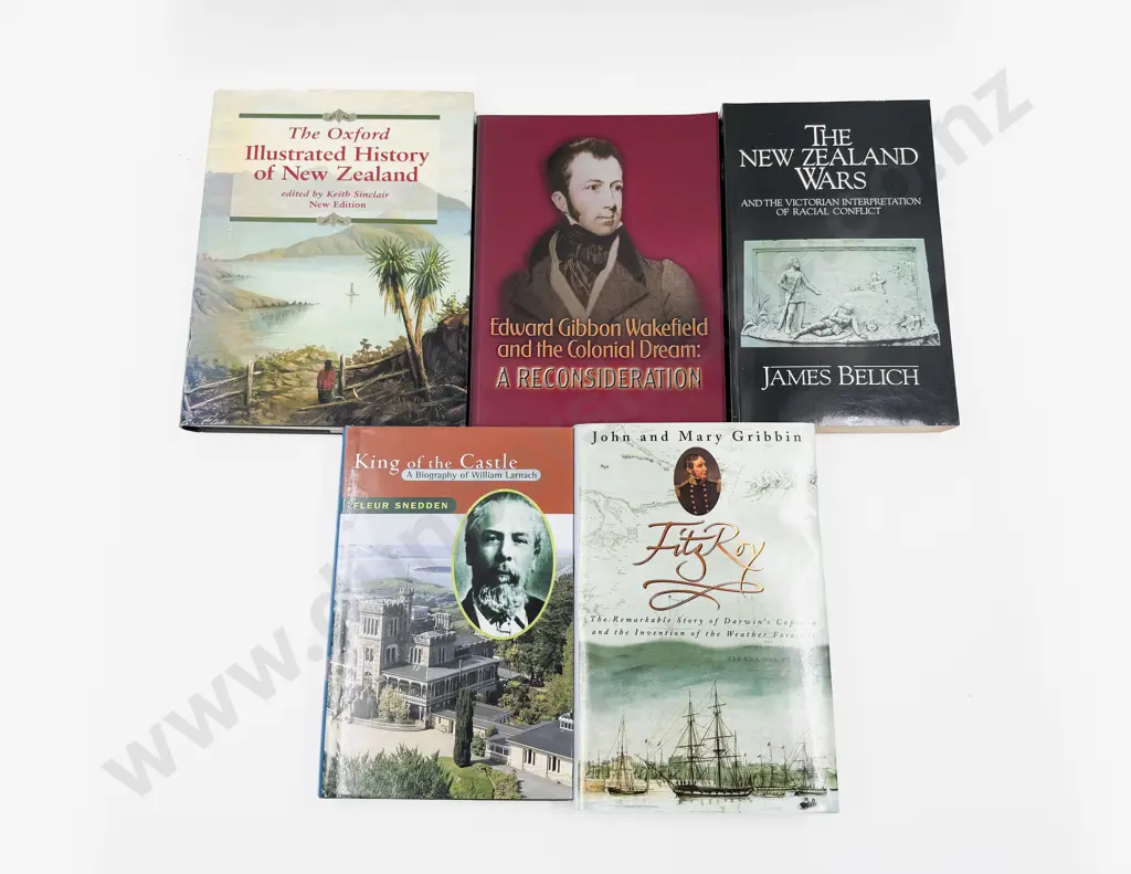 Five Volumes Relating to New Zealand & Colonial History Image 1++