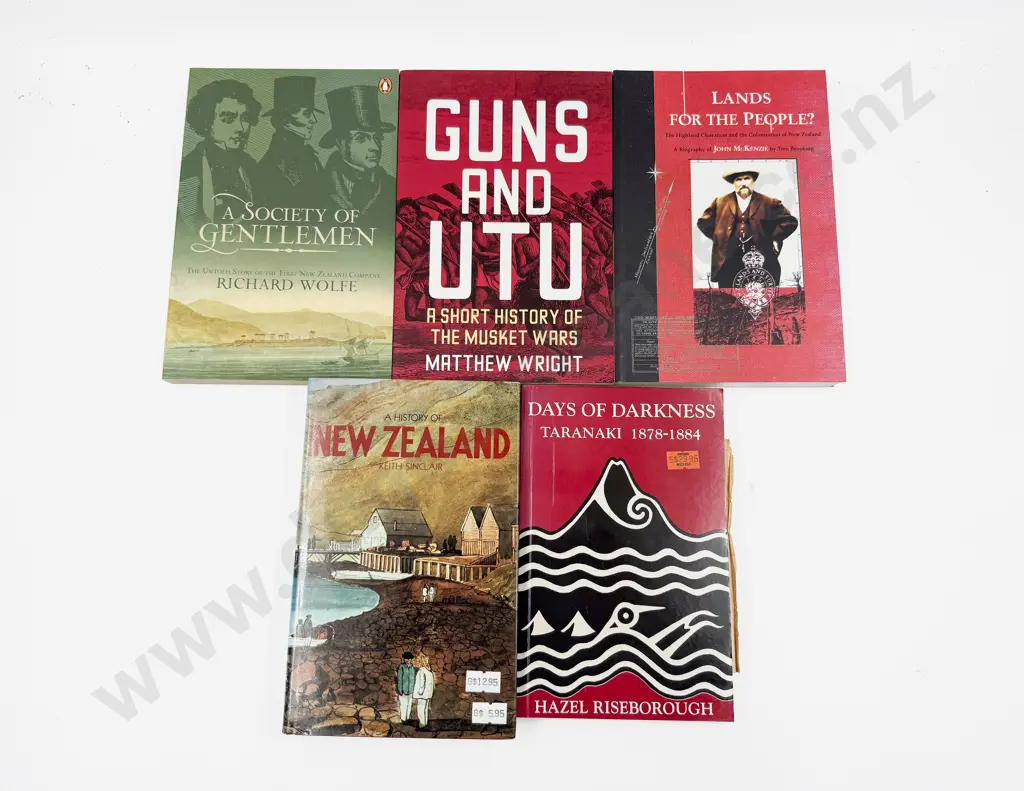 Five Volumes Relating to New Zealand & Colonial History Image 1++