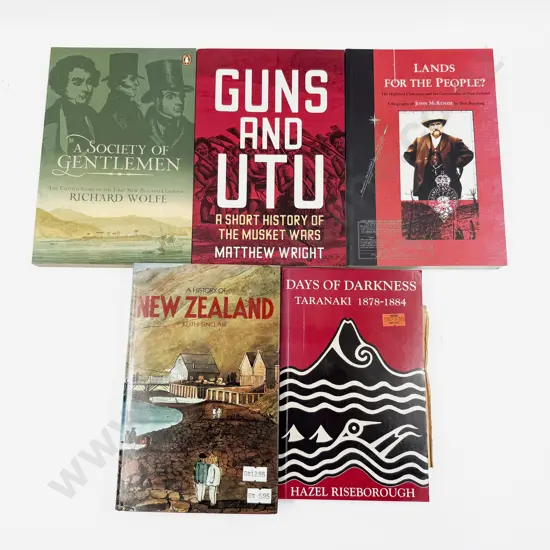 Five Volumes Relating to New Zealand & Colonial History