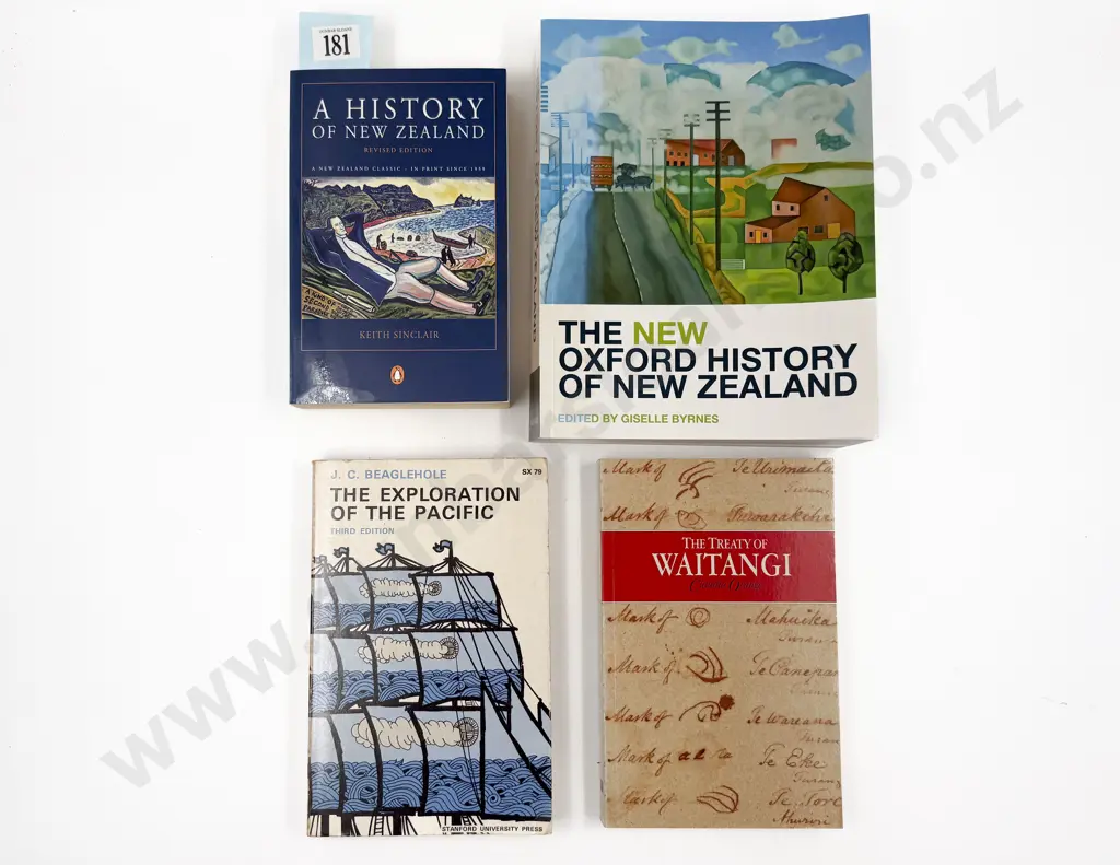 Four Volumes Relating To NZ History Image 1++