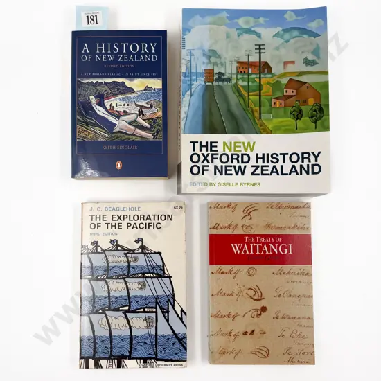 Four Volumes Relating To NZ History
