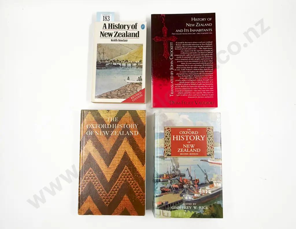 Four Volumes Relating To NZ History Image 1++