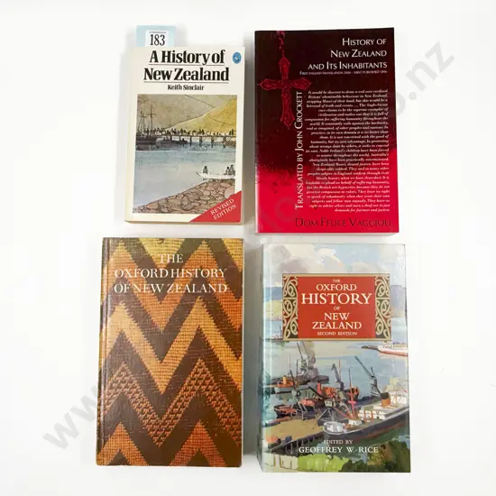 Four Volumes Relating To NZ History