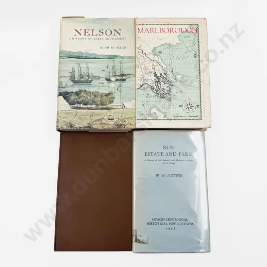 Four Volumes Relating to Nelson & Marlborough Regional History