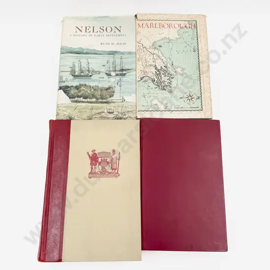 Four Volumes Relating to Marlborough Nelson & Otago History