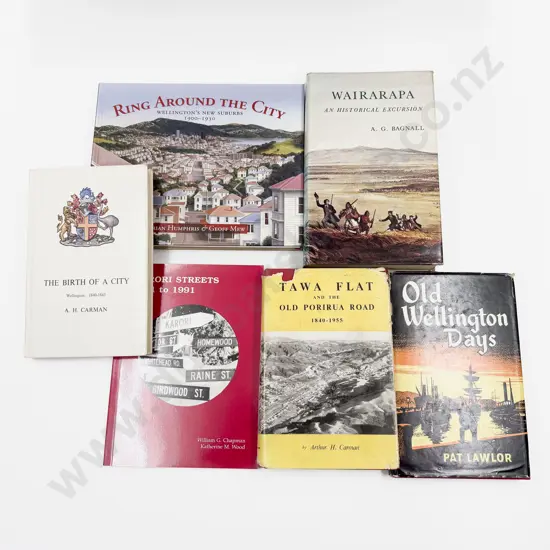 Six Volumes Relating to Wellington Regional History