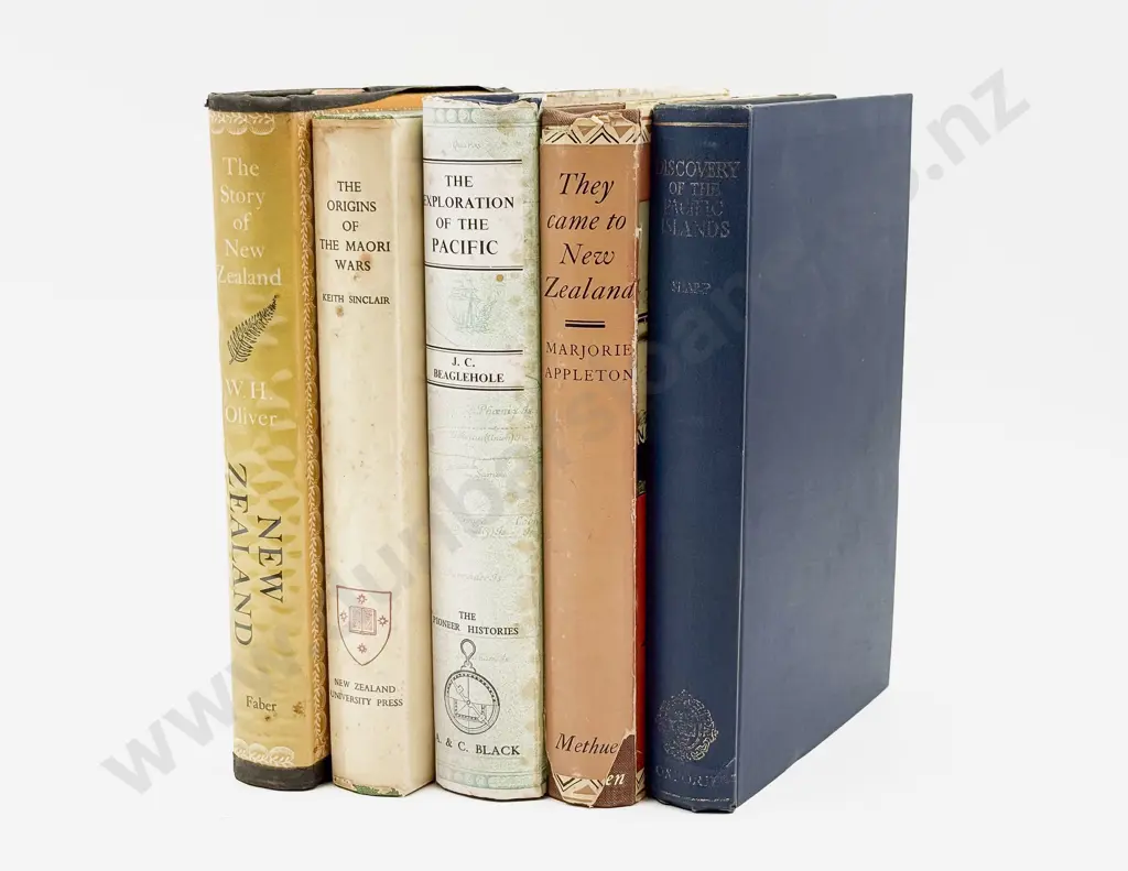 Five NZ History Volumes Image 1++