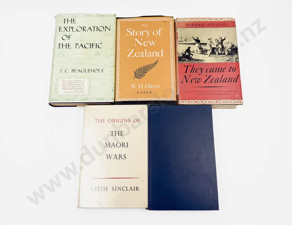 Five NZ History Volumes Image 1++