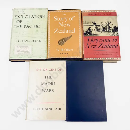 Five NZ History Volumes