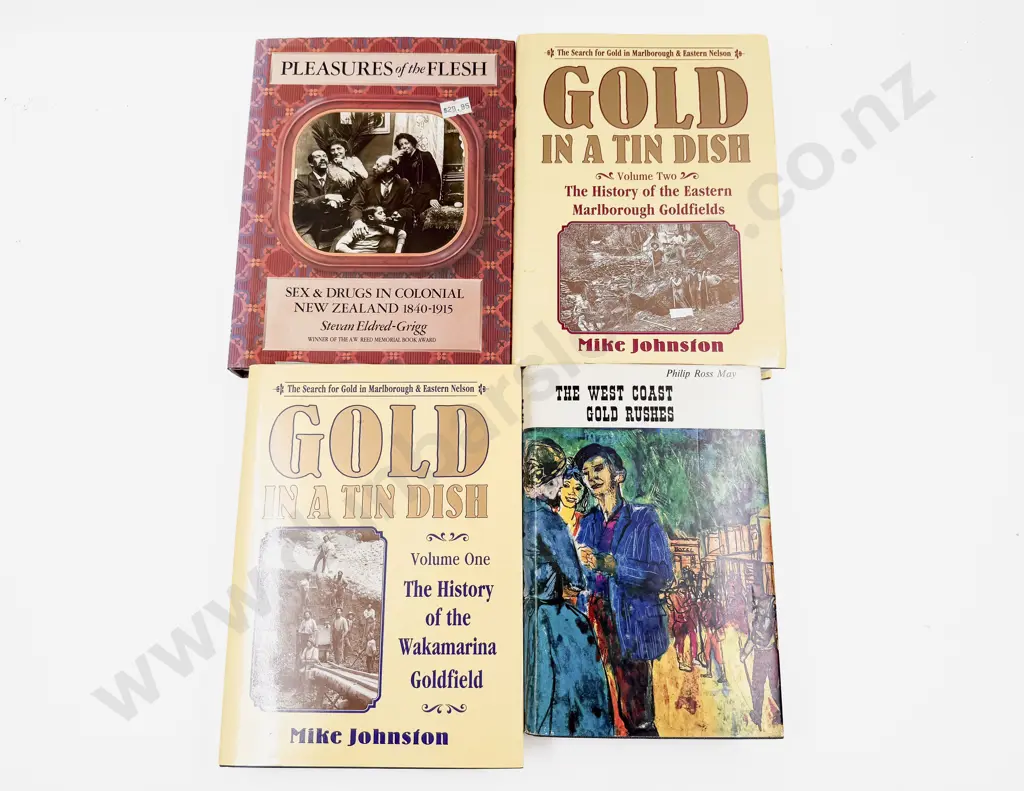 Four Volumes Relating to the NZ Gold Rush & Colonial History Image 1++
