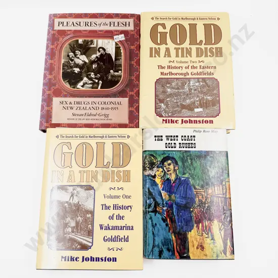 Four Volumes Relating to the NZ Gold Rush & Colonial History