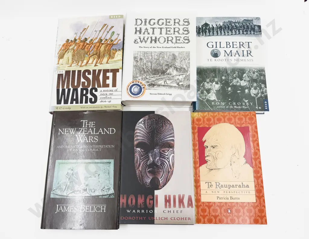 Six Volumes Relating to the NZ Gold Rush & Colonial History Image 1++