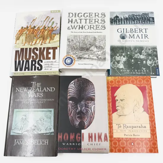 Six Volumes Relating to the NZ Gold Rush & Colonial History