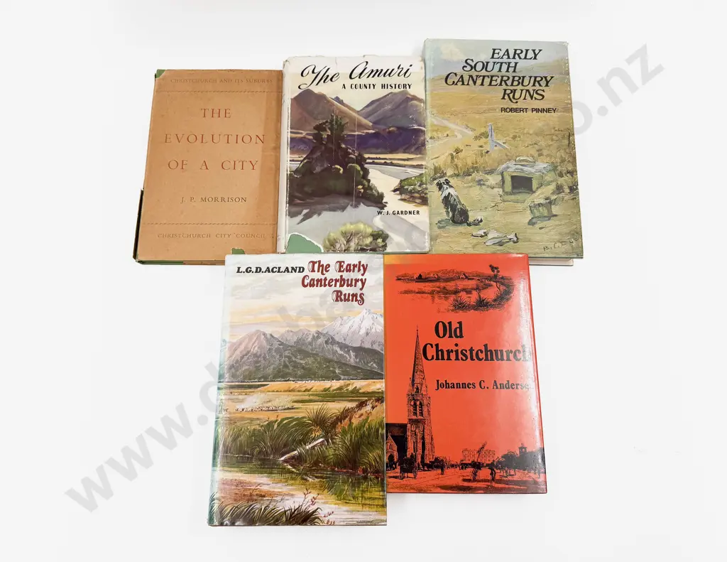 Five Volumes of Canterbury Regional History Image 1++