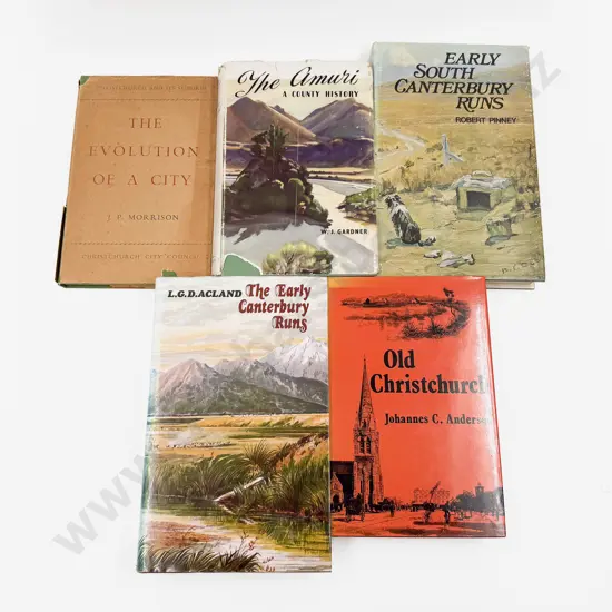 Five Volumes of Canterbury Regional History