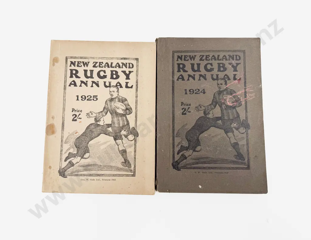NZ Rugby Annual Editions 1924 & 1925 Image 1++