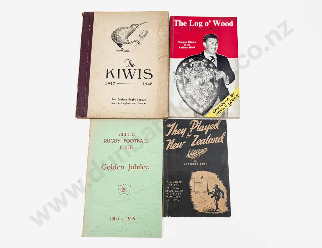 Four Vintage NZ Rugby Related Volumes Image 1++