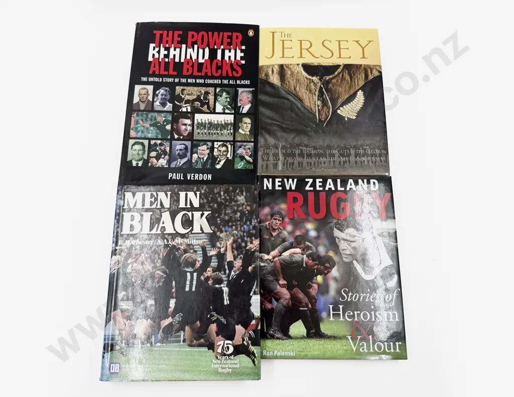 Four Volumes Relating to NZ Rugby Image 1++