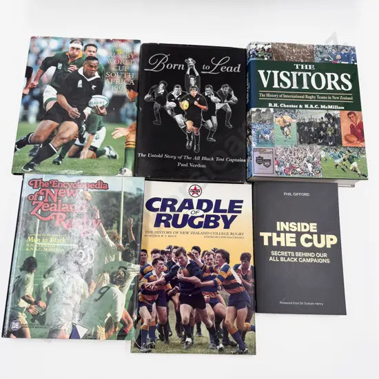 Six Volumes Relating to NZ Rugby
