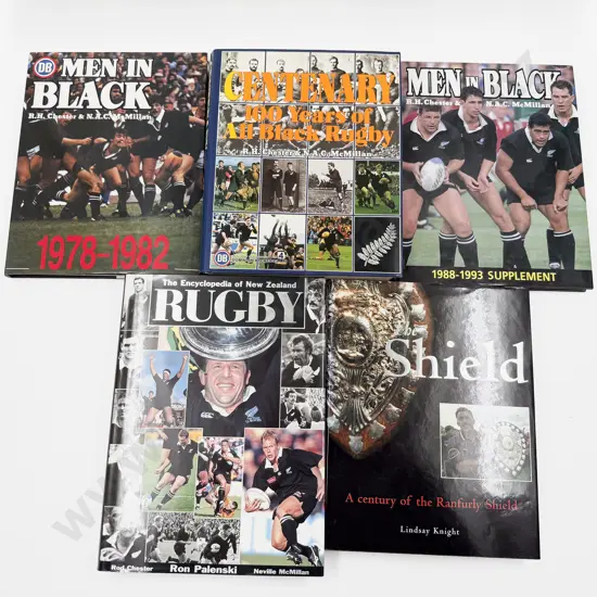 Five Volumes Relating to NZ Rugby