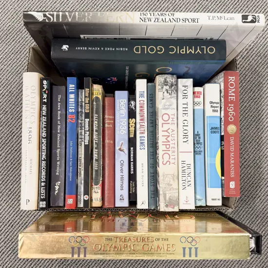 Box of Assorted Books - Olympic Games Interest