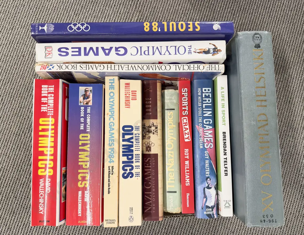 Box of Assorted Books - Olympic Games Interest Image 1++