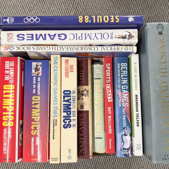 Box of Assorted Books - Olympic Games Interest